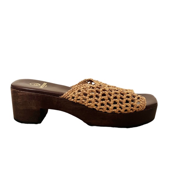 Brother Vellies Aquarius Clogs in Raffia - Picture 5 of 9